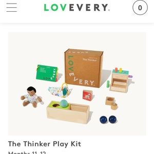 LOVEVERY THE THINKER PLAY KIT Months 11-12